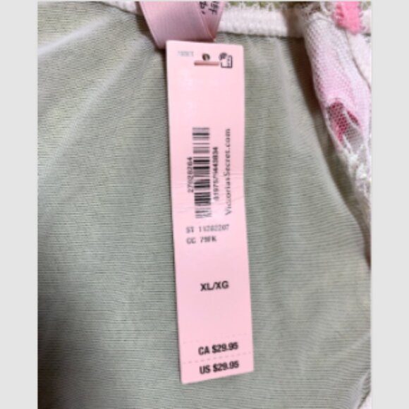 Dream Angels Fabulous by VS Unlined Pink Peony Embroidery Full-Cup Bra 38DD Set - Picture 15 of 15